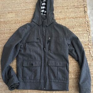 Nixon Black and White Checkered Shirt